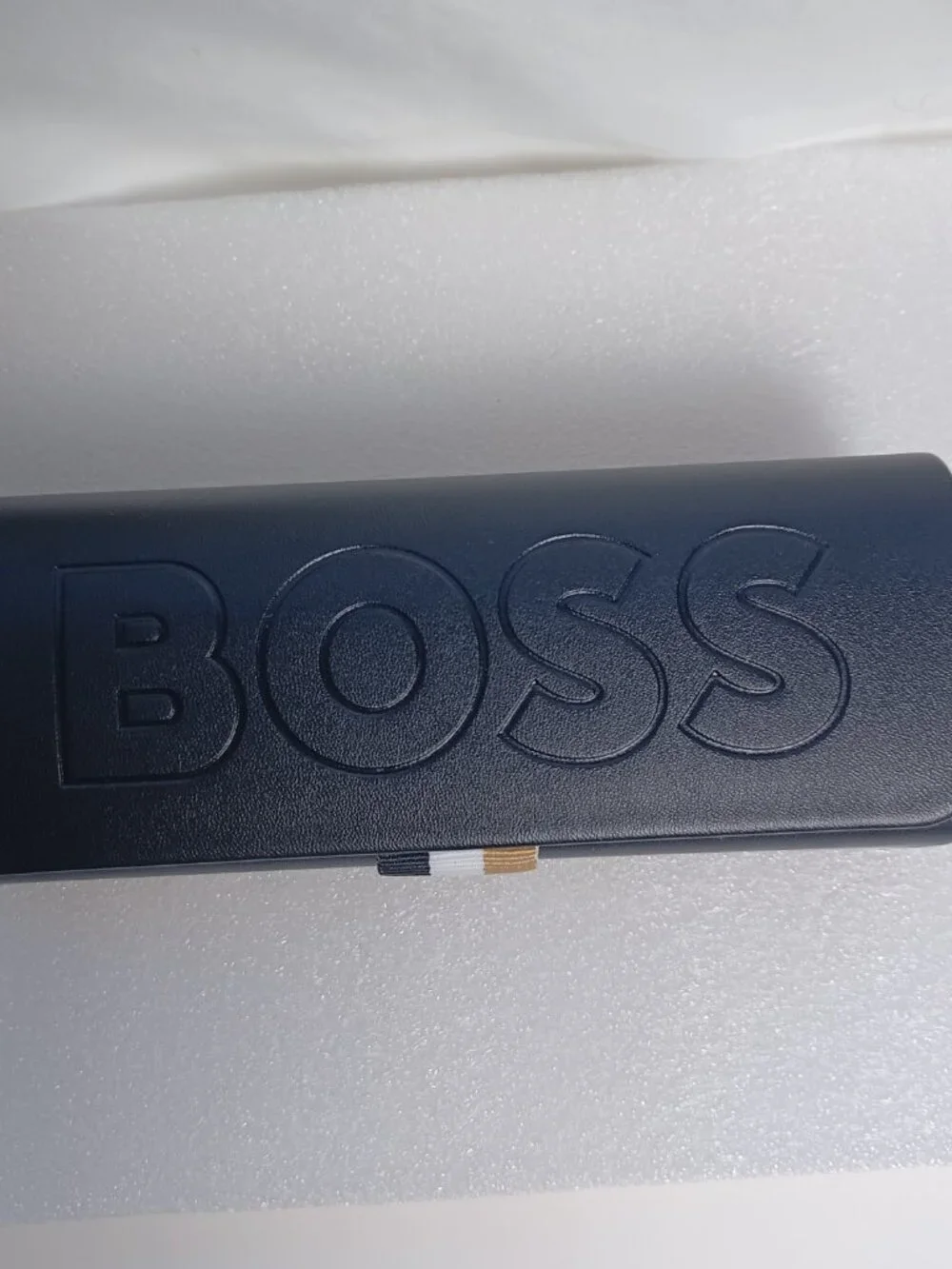 Hugo Boss Sunglasses BOSS 1406/F/SK 02M2 IR Black Gold Men Luxury Square NIB 57m